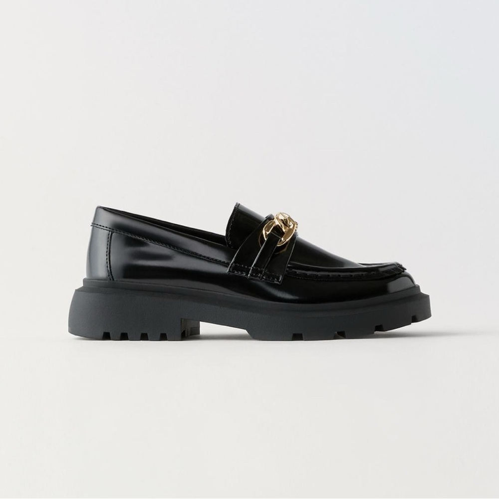 Zara chain loafers. Kids size 2.5 - Picture 4 of 4
